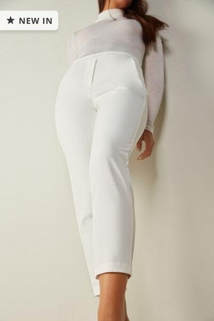 Intimissimi White Trousers With Pockets