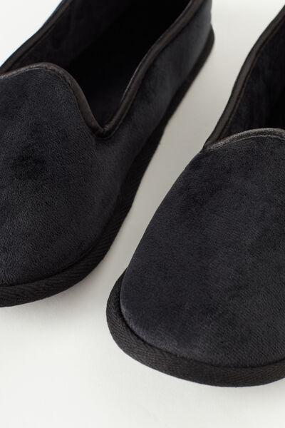 Black Friulian-Style Slippers, , large image number 2