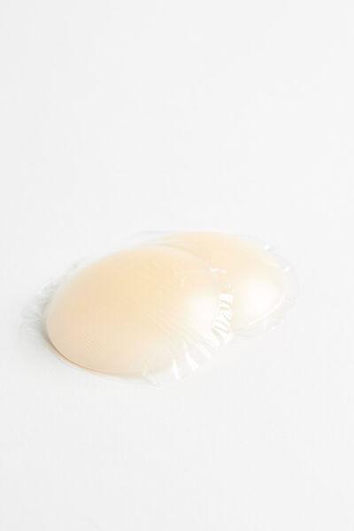 Beige Transparent Skin Silicone Pasties, , large image number 1
