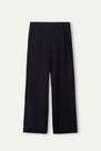 Intimissimi - BLACK Modal Fleece with Cashmere Palazzo Trousers