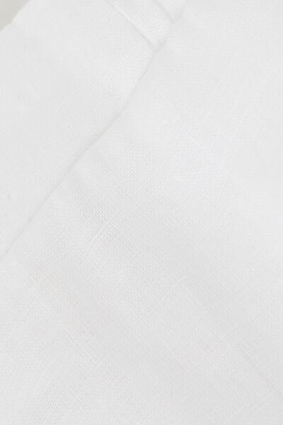 White Weave Linen Trousers, , large image number 4