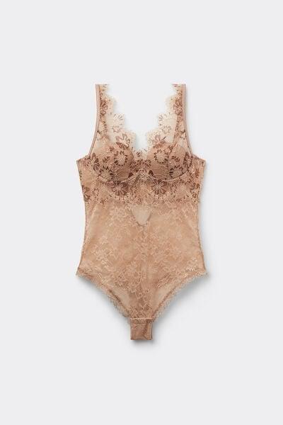 Beige Summer Glow Bodysuit, 5601_866J, large image number 6