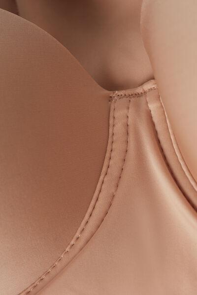 Beige Giada Ultralight Microfibre Bodysuit, , large image number 3