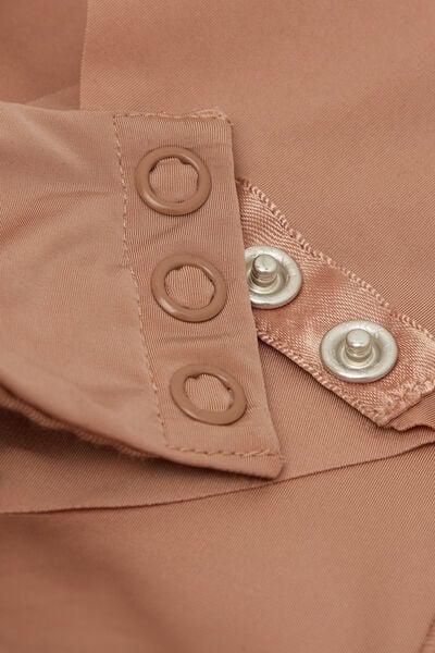 Brown Ilenia Ultralight Microfibre Bodysuit, Medium Beige, large image number 4