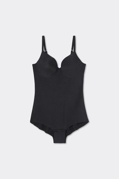 Black Francesca Ultralight Bodysuit, Black, medium