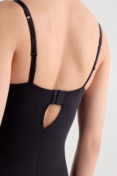 Black Francesca Ultralight Bodysuit, Black, large image number 6