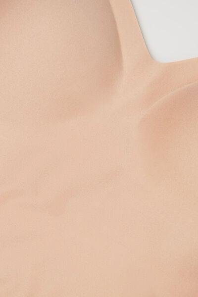 Beige Microfibre Bodysuit, Soft Beige, large image number 8