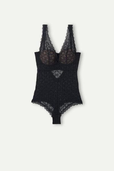 Intimissimi - Black Eleonora Lace Body