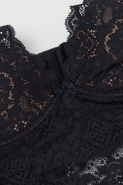 Black Eleonora Lace bodysuit, Black, large image number 6