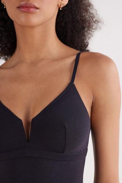 Black Fresh Bamboo Bodysuit, Black, large image number 6