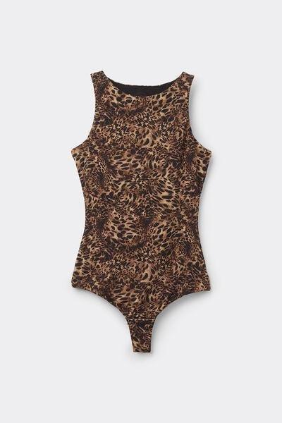 Multicolour Animal Print Bodysuit, , large image number 1