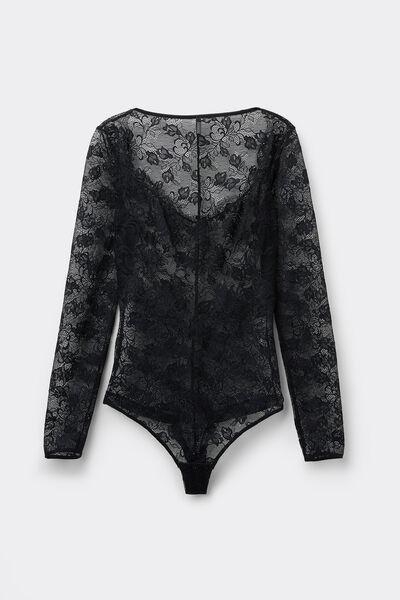 Black The Simplest Pleasures Bodysuit, , large image number 2