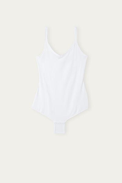 White Tank Top Bodysuit, , large image number 2