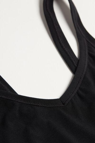 Black Tank Top Bodysuit, , large image number 4