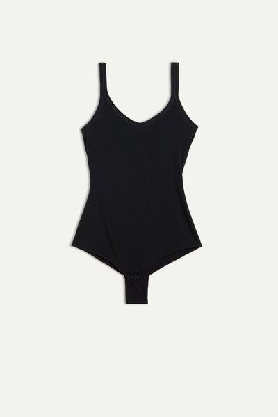 Black Tank Top Bodysuit, , large image number 5