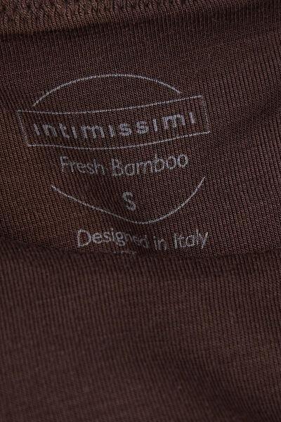 Brown Halter-Neck Bamboo Bodysuit, 5601_705J, large image number 8