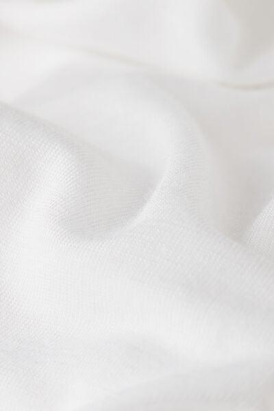 White Halter Neck Viscose Bodysuit, Milk White, large image number 4