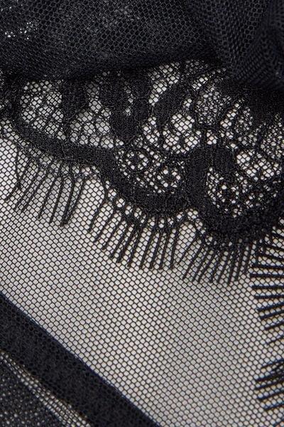 Black Elegance Embodied Fresh Bamboo Bodysuit, Black, large image number 4