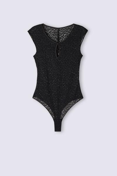 Intimissimi - Black Your Wild Side Lace Bodysuit