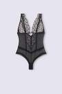 Intimissimi - Black Queen Of Hearts Lace And Tulle Bodysuit