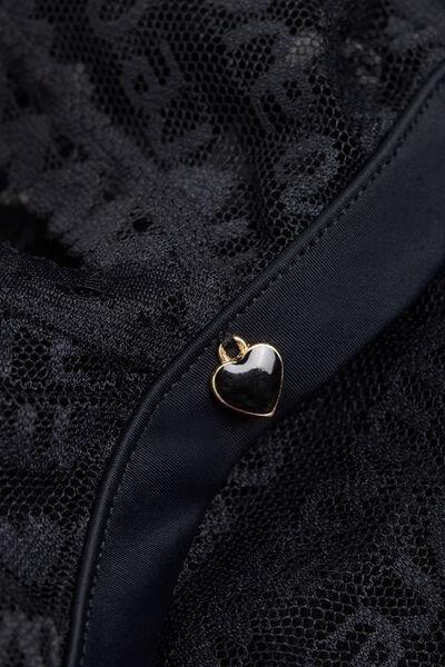 Black More Amore Bodysuit, , large image number 4