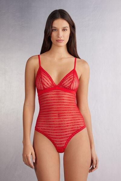 Red More Amore Bodysuit, , large image number 0