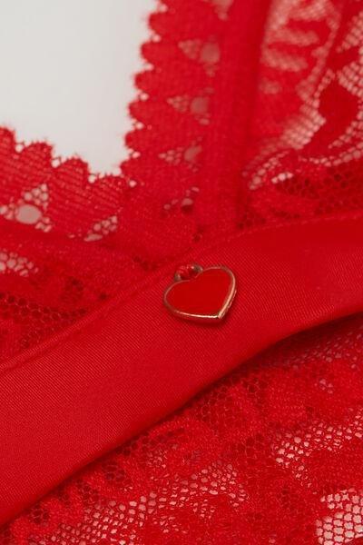 Red More Amore Bodysuit, , large image number 4