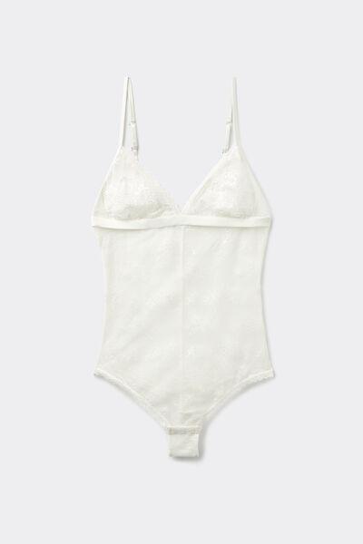 White Glisten In Light Lace Bodysuitsuit, , large image number 2