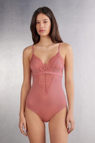 Pink Embrace Simplicity Bodysuit, , large image number 0