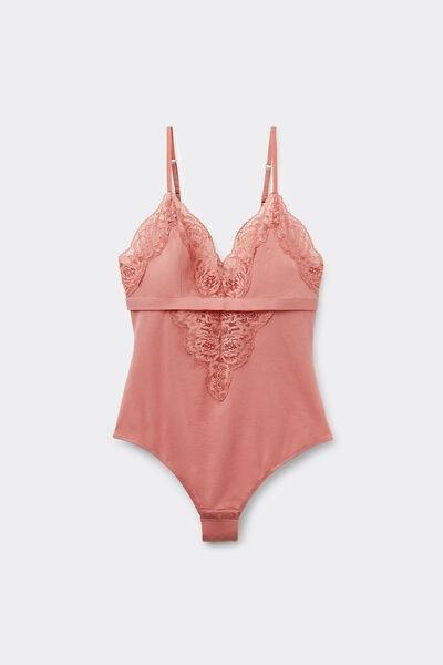 Pink Embrace Simplicity Bodysuit, , large image number 1