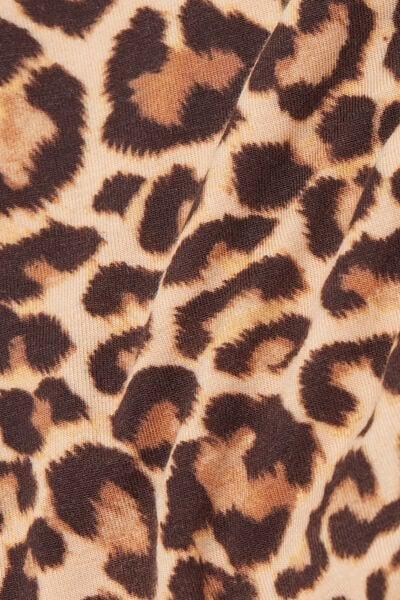 Brown Animal Print Pretty Savage Fresh Bamboo Bodysuit, 5601_938J, large image number 7