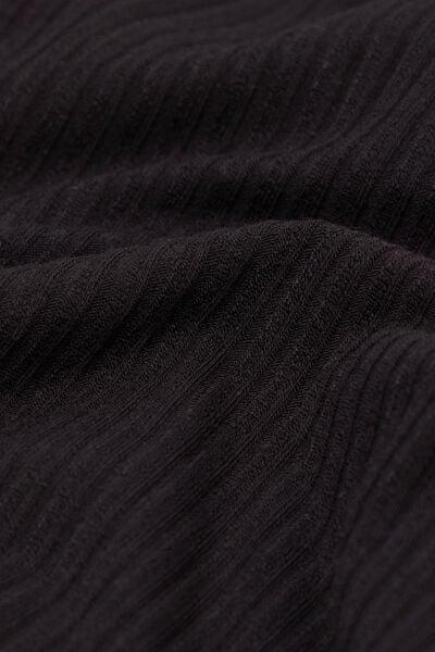 Black Your Every Wear Ribbed Bodysuit, Black, large image number 6