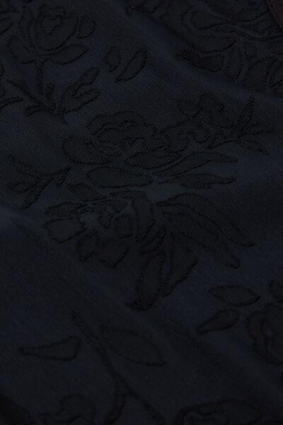 Black Softer Than A Kiss Round Neck Bodysuit, Black, large image number 4