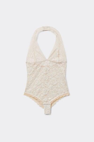 Beige Midsummer Dream Lace Bodysuit, 5601_118K, large image number 3