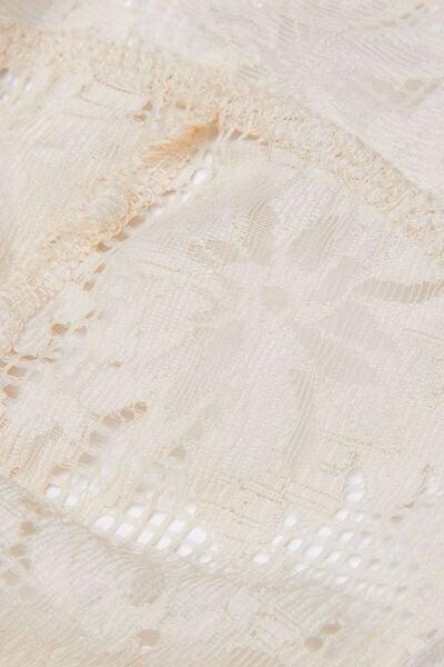 Beige Midsummer Dream Lace Bodysuit, 5601_118K, large image number 4