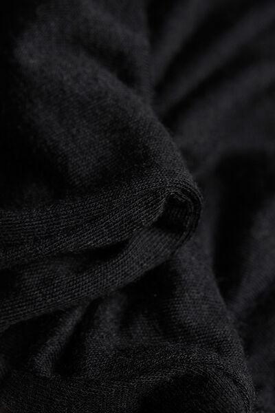 Black High-Neck Bodysuit, Black, large image number 5