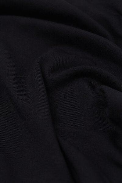 Black Long-Sleeved Scoop-Neck Bodysuit, Black, large image number 7