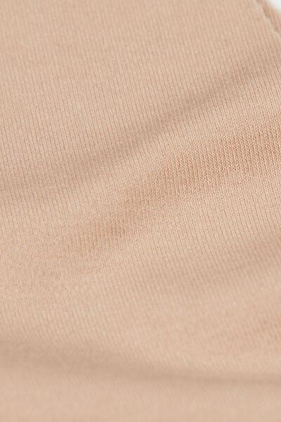 Beige Scoop Neck Bodysuit, , large image number 5