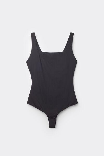 Black Superior Comfort Bodysuit, Black, large image number 5