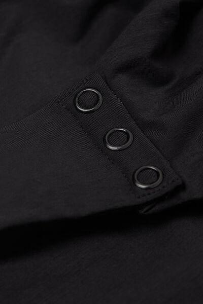 Black Superior Comfort Bodysuit, Black, large image number 7