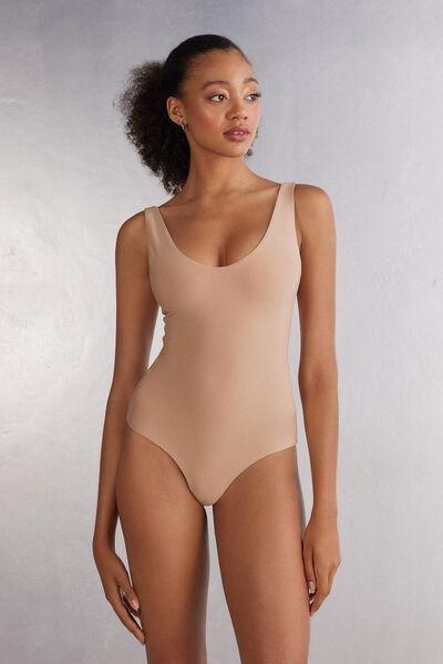 Beige Superior Comfort Bodysuit, , medium