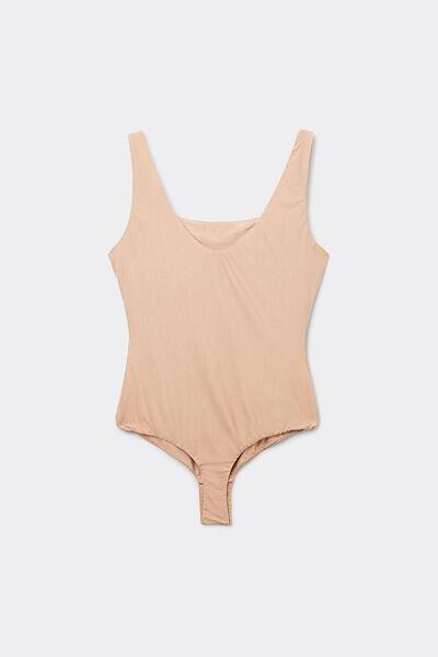 Beige Superior Comfort Bodysuit, , large image number 2