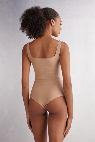 Beige Superior Comfort Bodysuit, , large image number 3