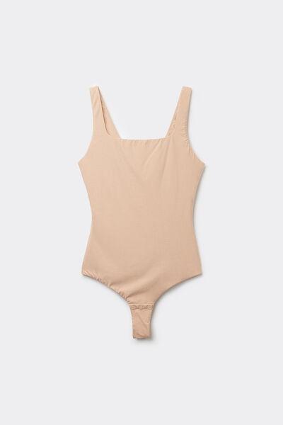 Beige Superior Comfort Bodysuit, Soft Beige, large image number 3
