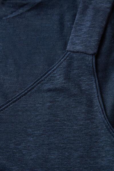 Blue Linen Tank Top, , large image number 4