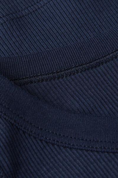Blue Ribbed Vest, , large image number 4