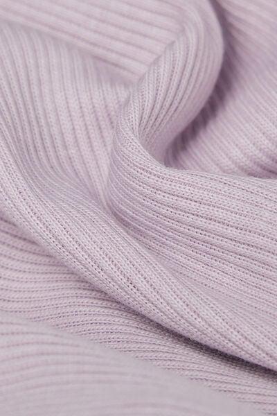 Lilac Ribbed Superior Cotton Crossover Cami, 5601_056K, large image number 4