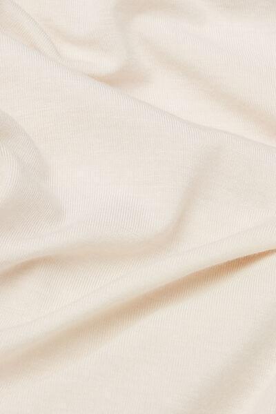 Cream Wide Straps Vest Top, Vanilla Ivory, large image number 4