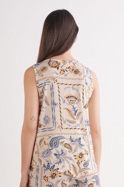 Multicolour Wide Straps Vest Top, , large image number 3