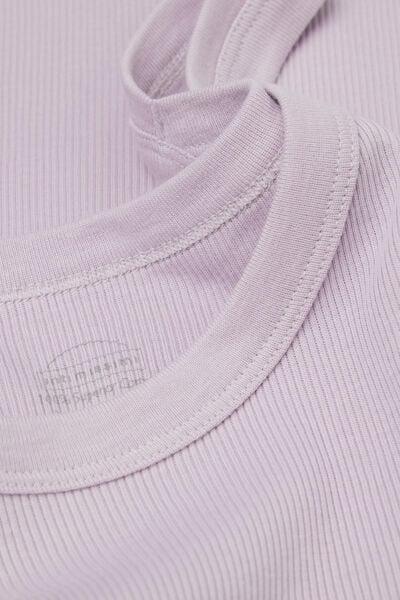 Lilac Superior Cotton Racer Back Vest Top, 5601_056K, large image number 4